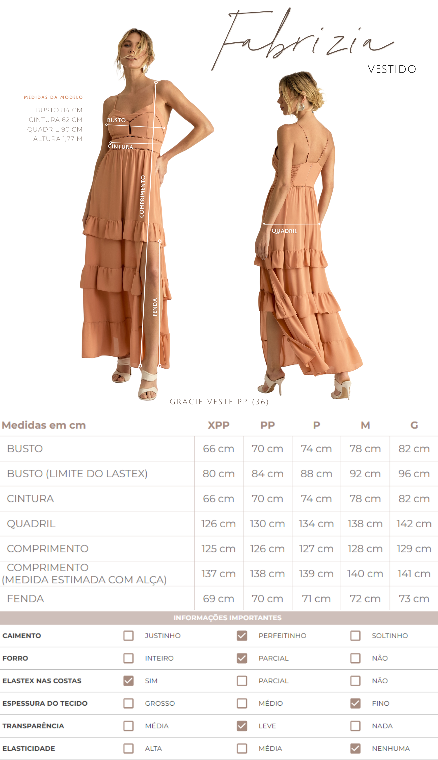 Vestido Fabrizia Mocha