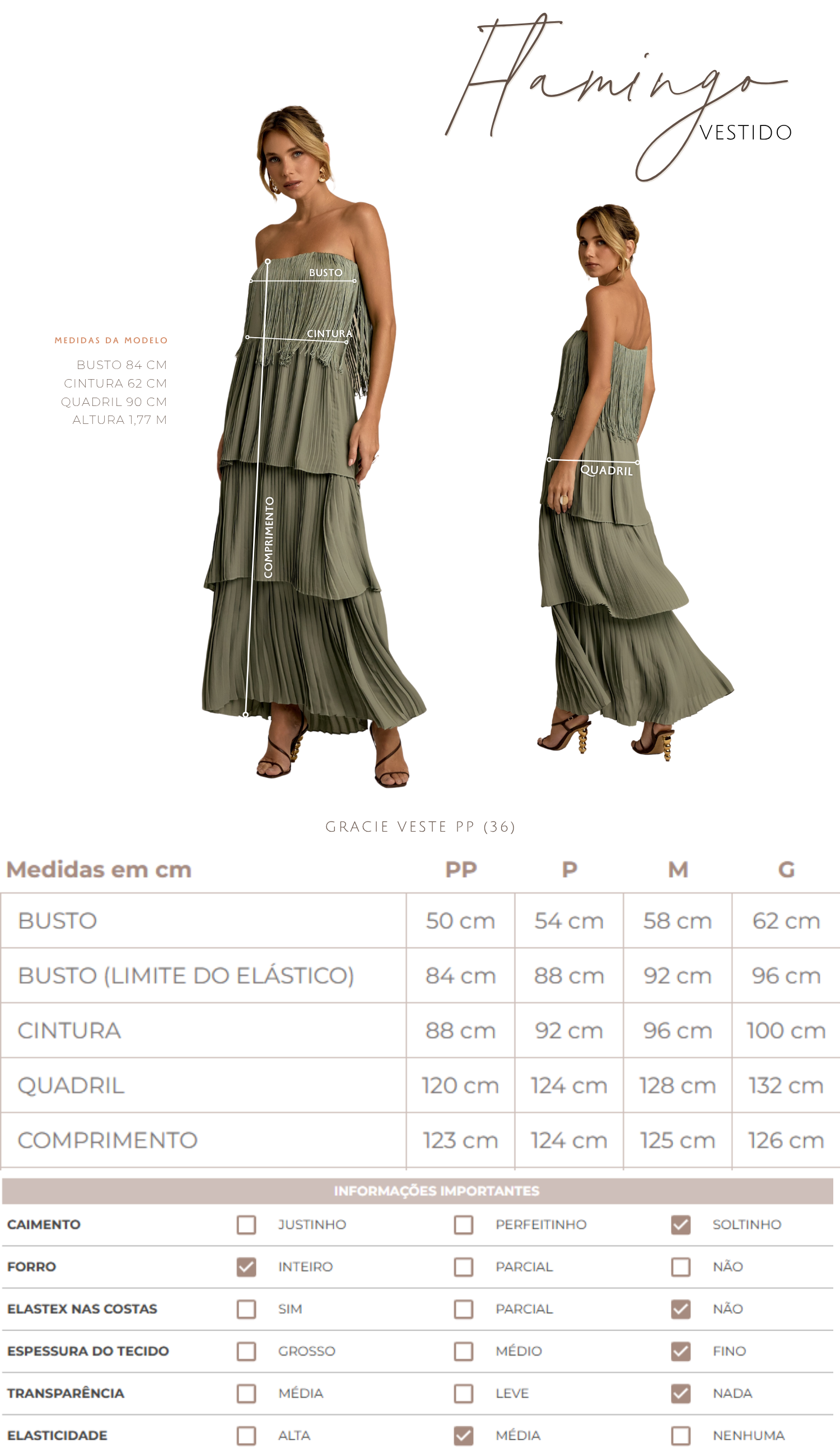 Vestido Flamingo Nude