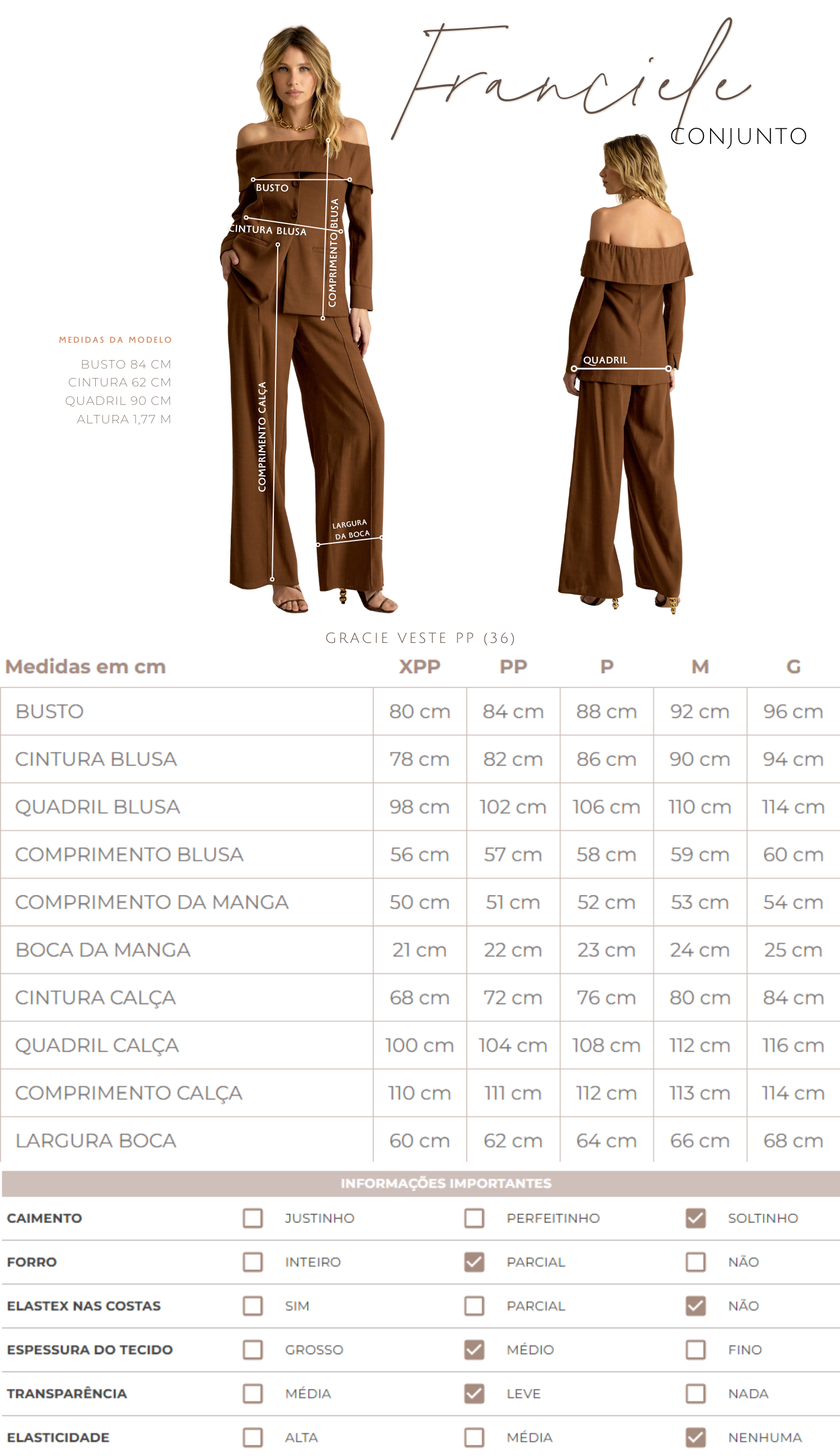 Conjunto Franciele Off White