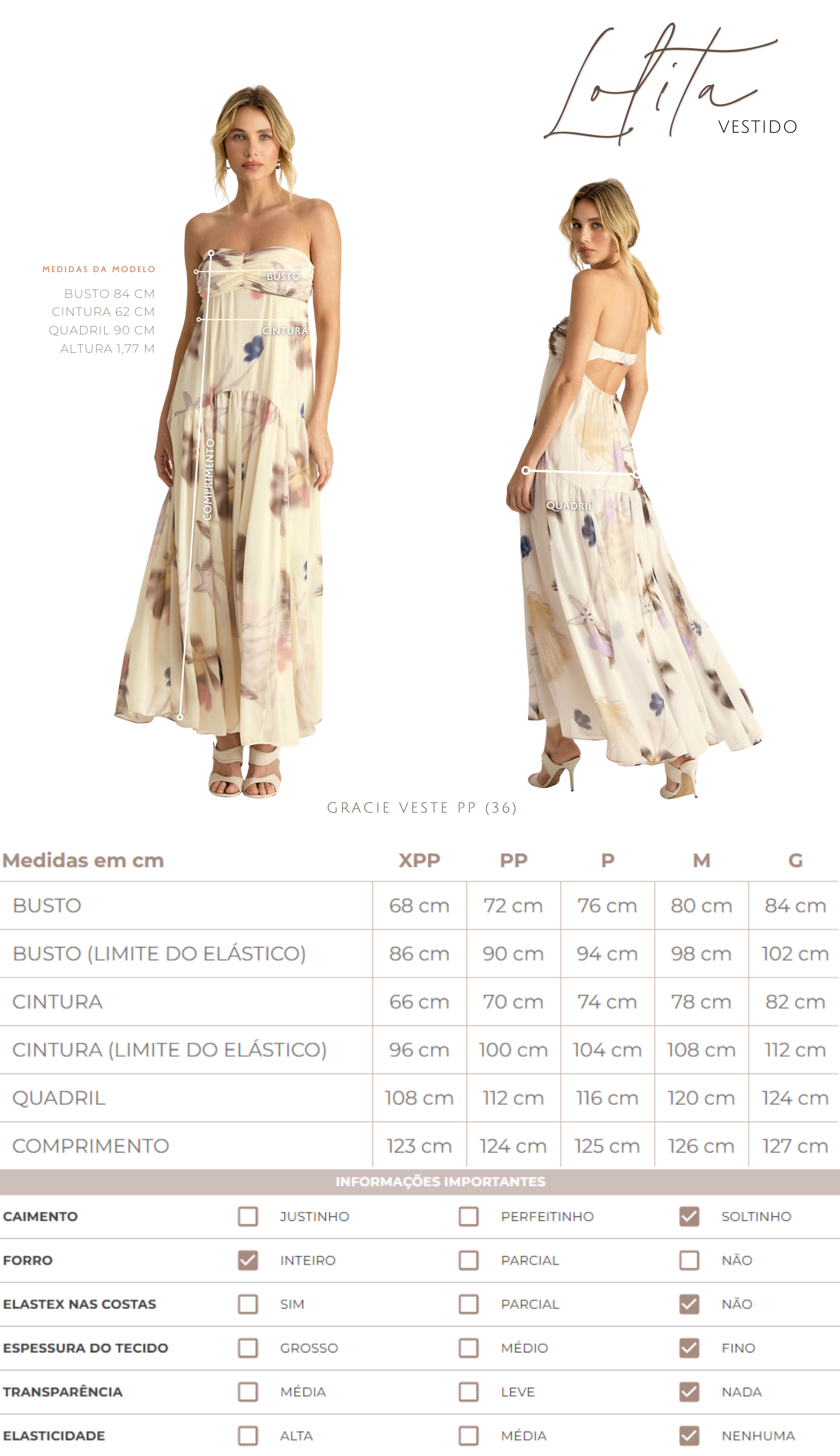 Vestido Lolita Manteiga