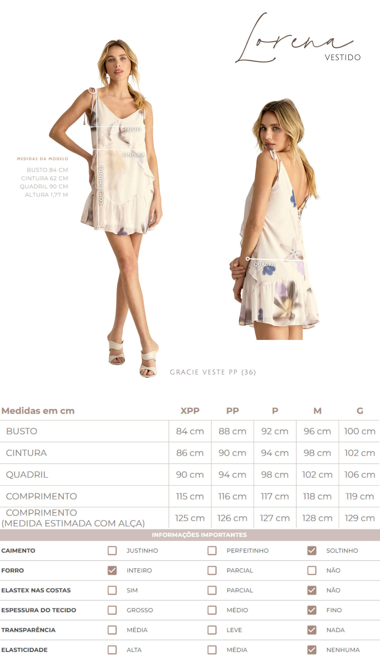 Vestido Lorena Chantilly