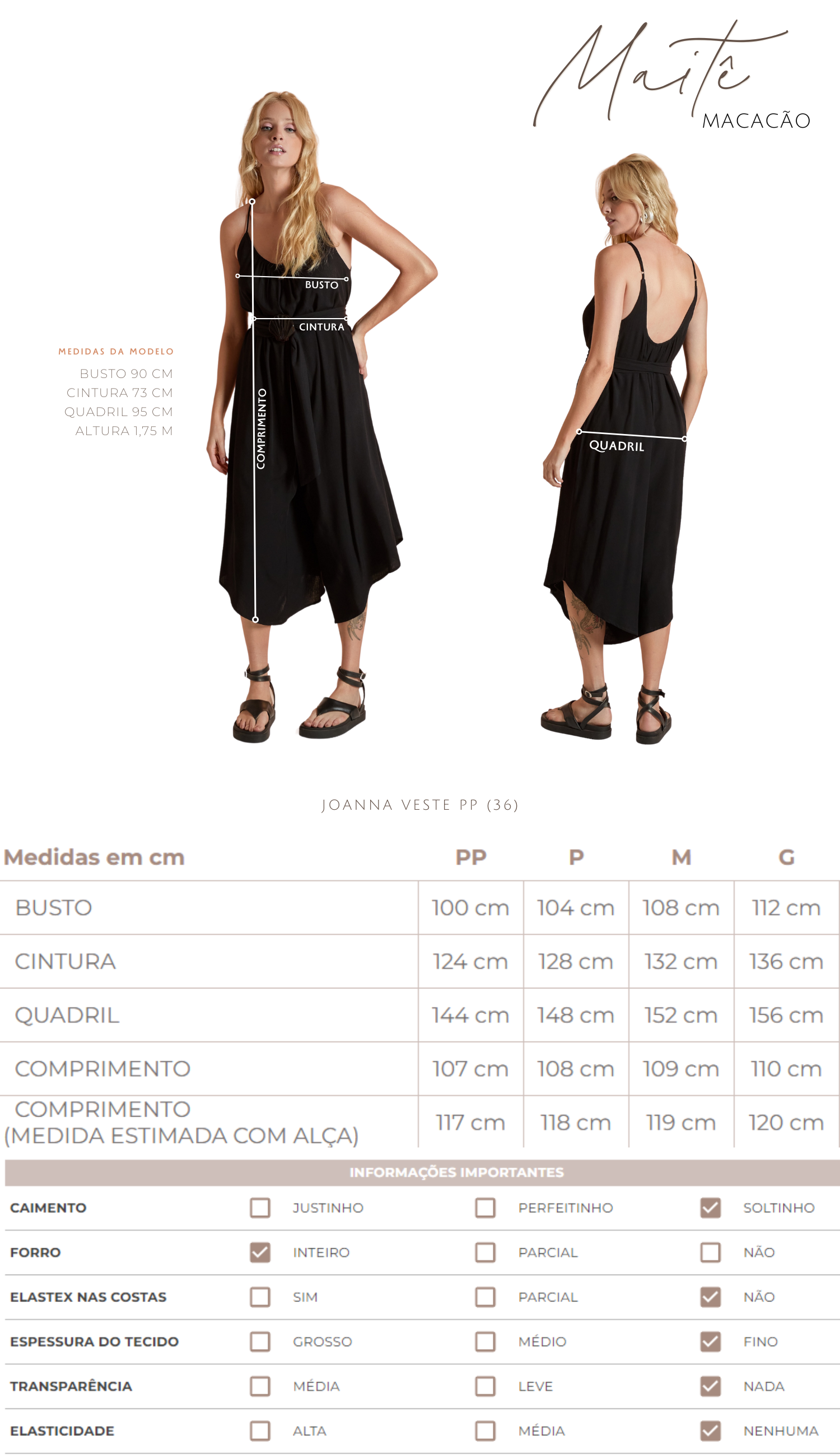 Macacão Maitê Preto