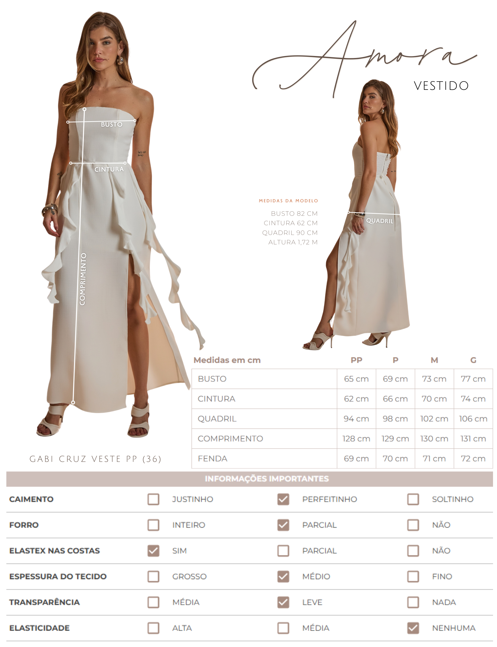 Vestido Amora Off White