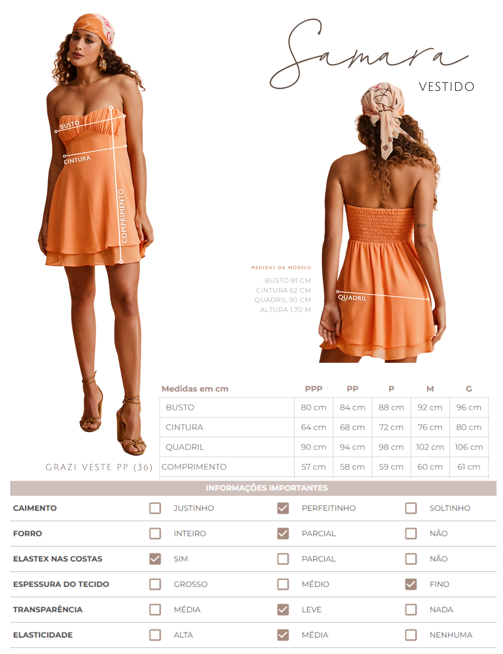 Vestido Samara Natural