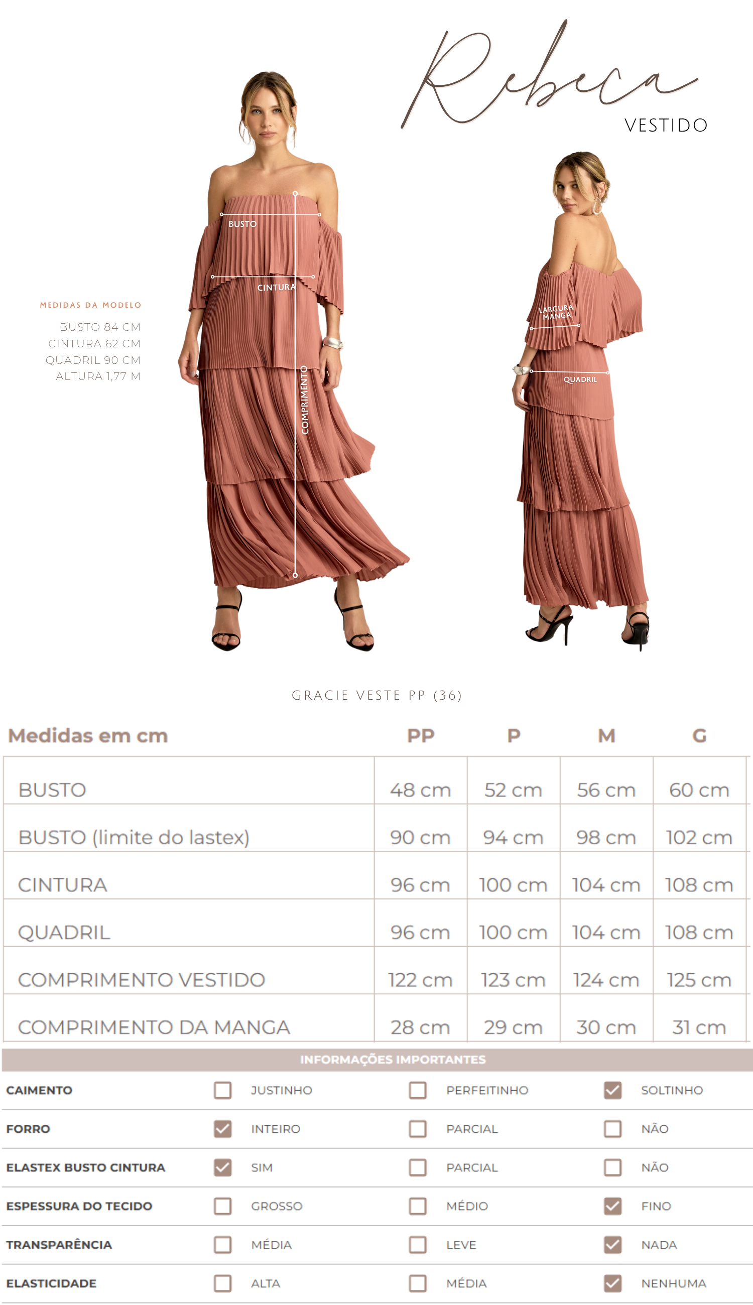 Vestido Rebeca Rosê