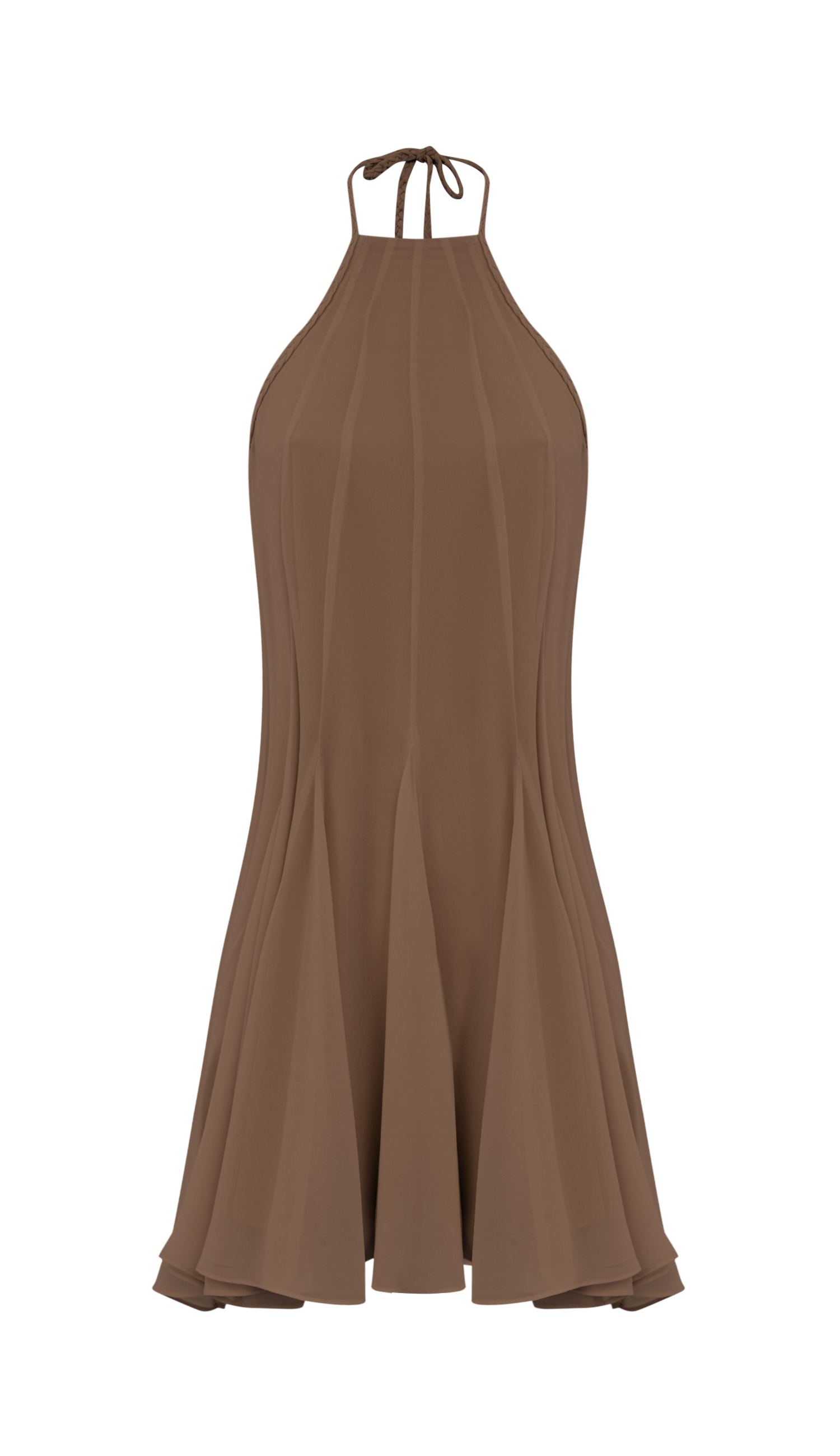 Vestido Salete Café