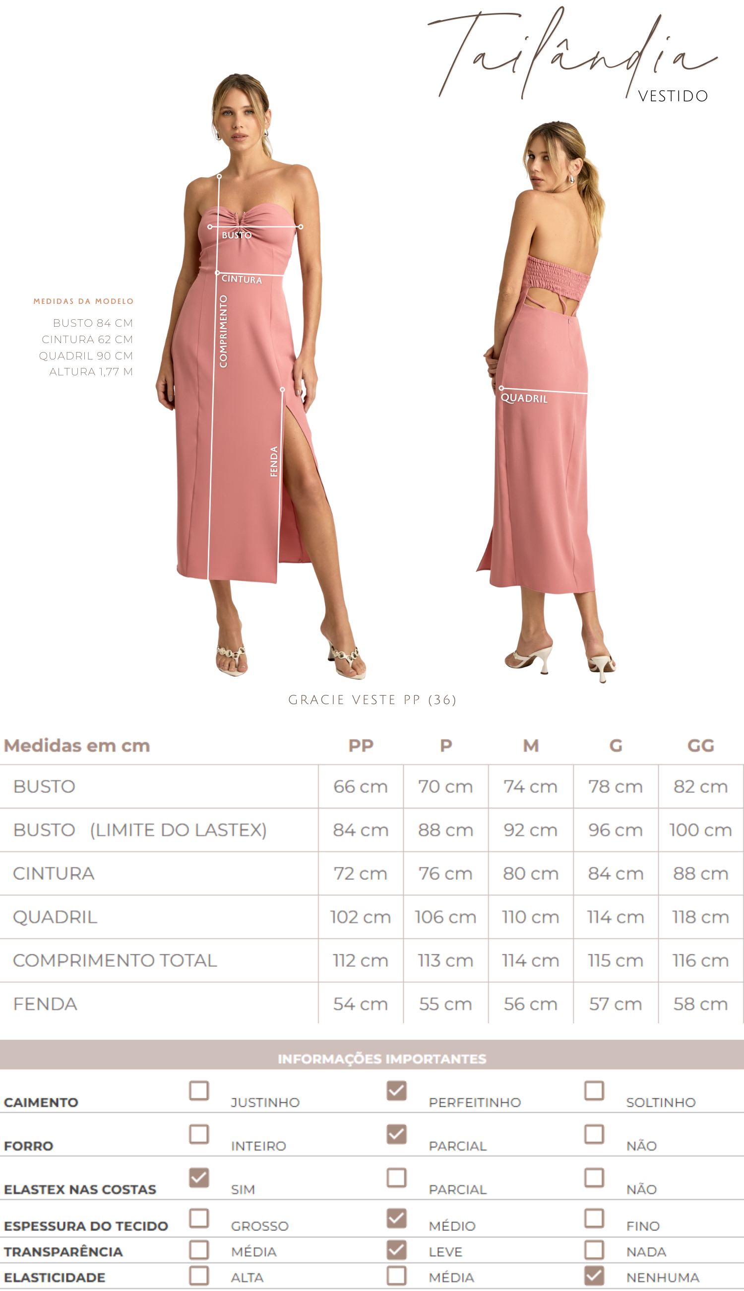 Vestido Tailândia Natural