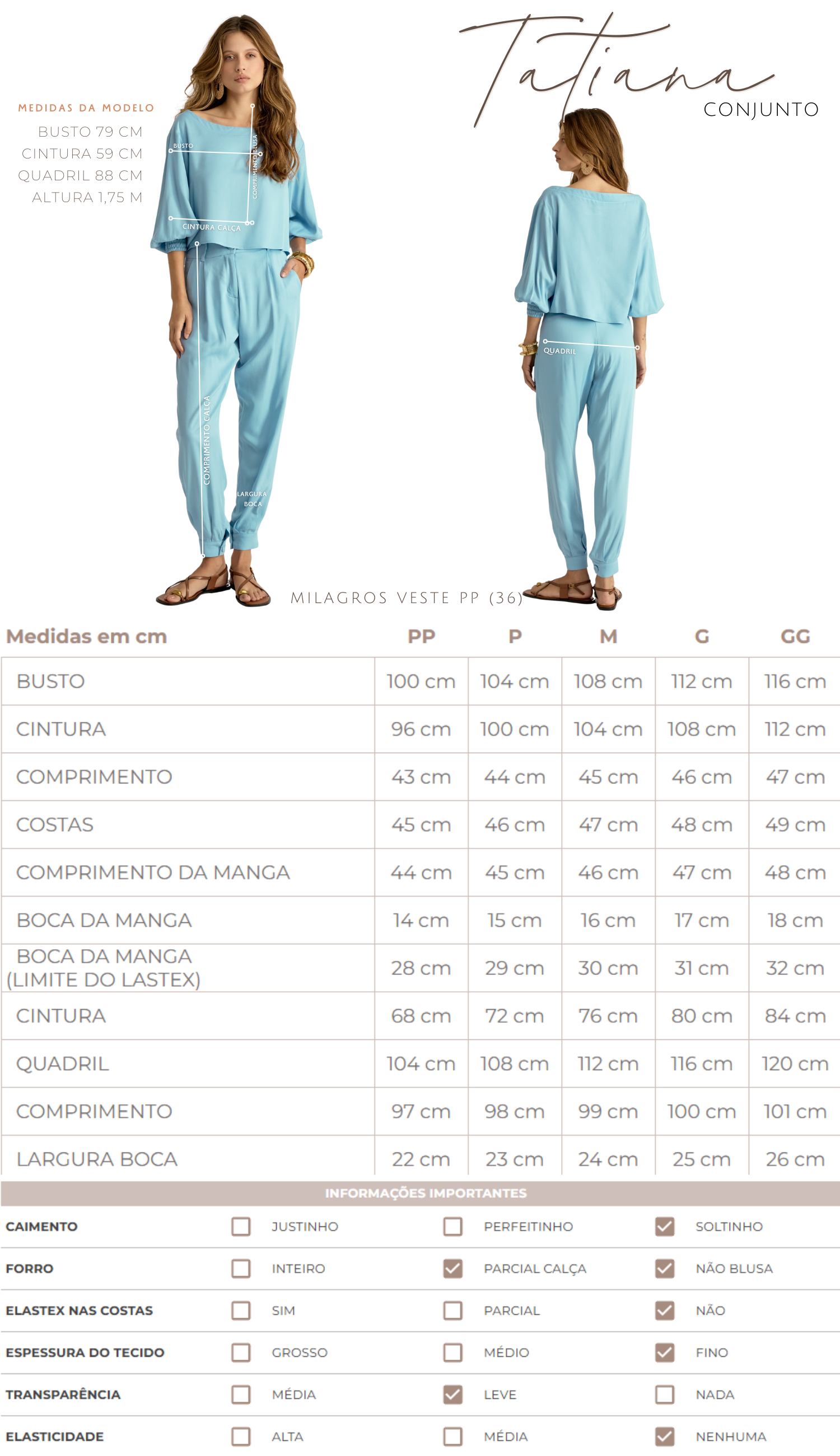 Conjunto Tatiana Azul